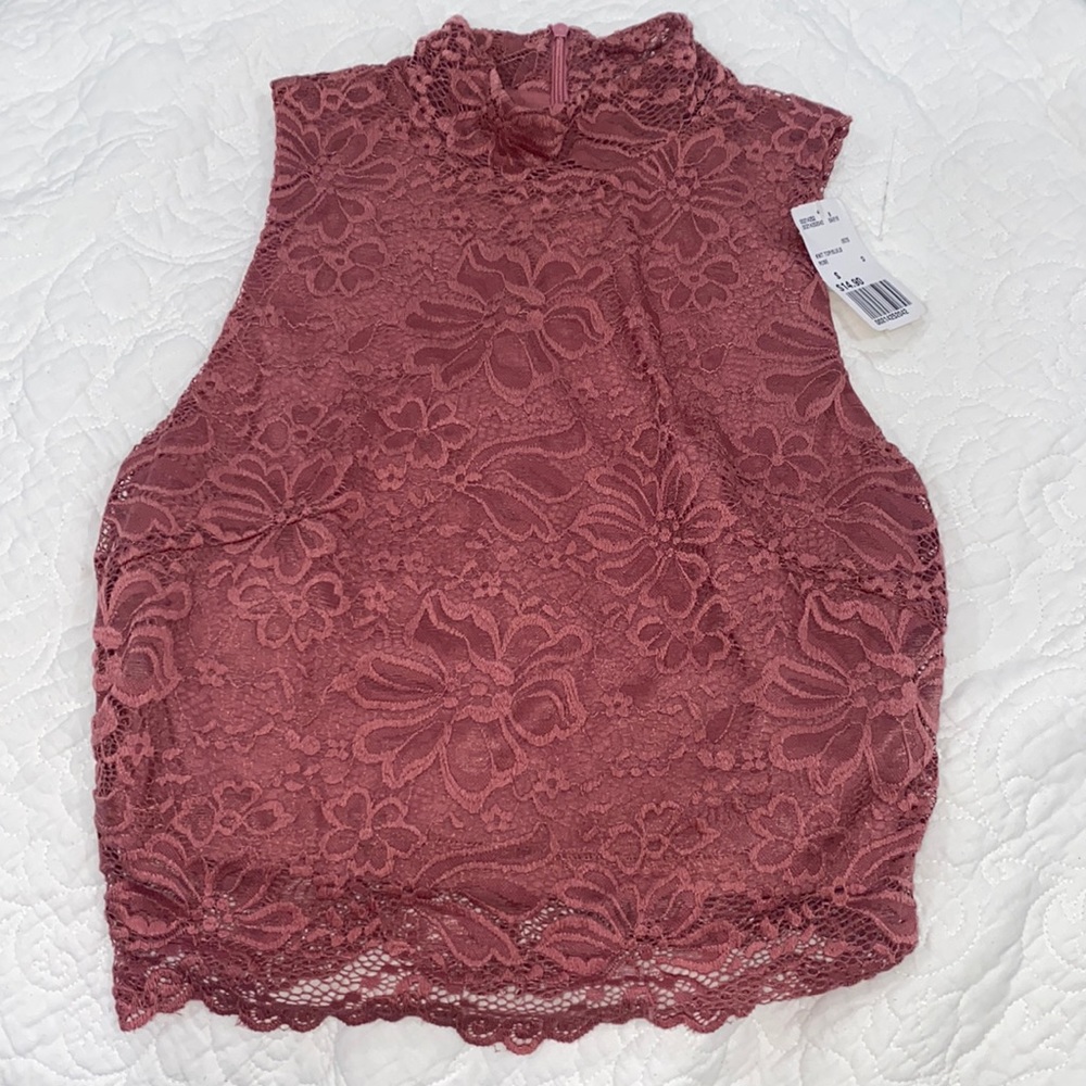 Rose knit top